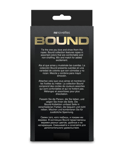Bound 50 ft Red Rope by NS Novelties – Durable Bondage Rope for Couples and Fetish Play by Bound
