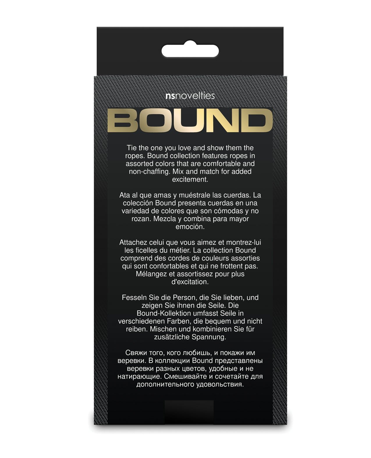 Bound 50 ft Gold Rope by NS Novelties – Perfect for Couples Fetish Play and Bondage by Bound