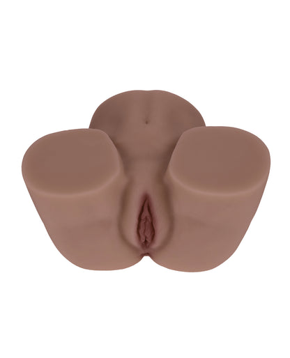 Shots Kaya Bloom Dual Entry Bodyforms Masturbator - Brown by Xkin