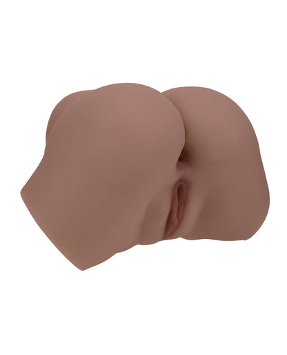 Shots Xkin Layla Love Dual Entry Masturbator - Brown by Xkin