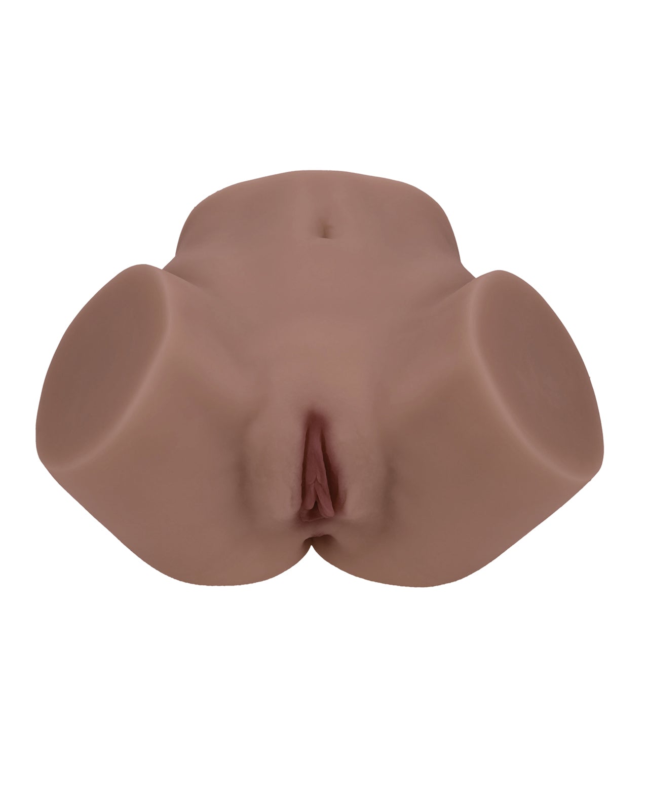 Shots Xkin Layla Love Dual Entry Masturbator - Brown by Xkin