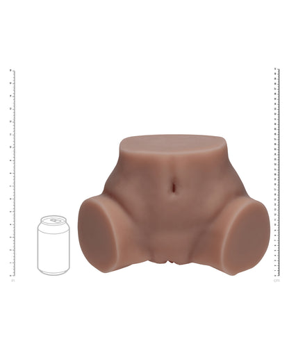 Shots Xkin Layla Love Dual Entry Masturbator - Brown by Xkin