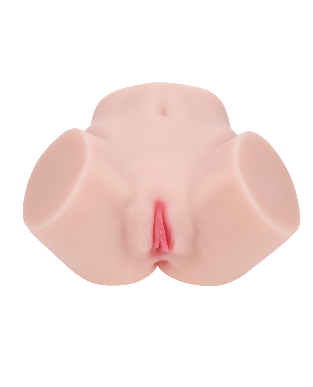 Shots Xkin Ivy Lame Dual Entry Masturbator - Flesh by Xkin