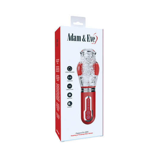 Adam & Eve Pleasure Pro 3000 Rotating & Thrusting Vibro Stroker by PHE/Adam and Eve