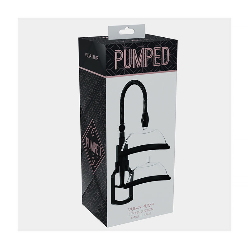 PUMPED Manual Vulva Pump Black by Shots America LLC