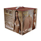 Xkin Bodyforms Lux Arden Dual Entry Vibrating Masturbator Tan by Shots America LLC