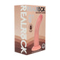 Realrock Dual Density Silicone Realistic Curved Dildo 6 in. Beige by Shots America LLC