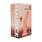 Realrock Dual Density Silicone Realistic Curved Dildo 8 in. Beige by Shots America LLC