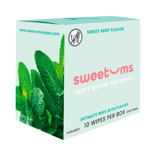 Sweetums Intimate Wipes Sweet Mint Flavor 10-Pack by Sweetums Inc