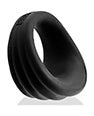 Hunky Junk Expander Slimmer Scoop Cockring Black Fog - Silicone Penis Enhancement by Oxballs and Hunky Junk by Hunky Junk