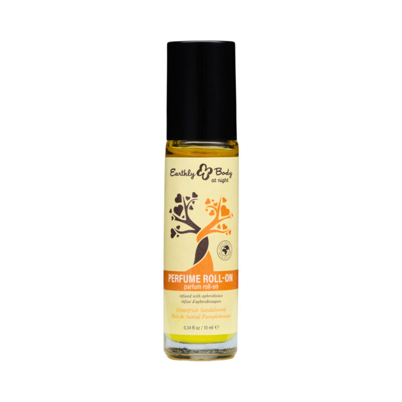 Earthly Body at Night Aphrodisiac Roll-on Perfume Grapefruit Sandalwood 0.34 oz. by Earthly Body