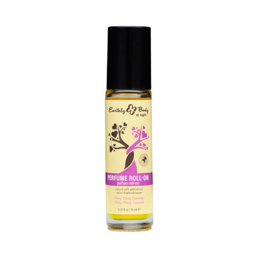 Earthly Body At Night Aphrodisiac Roll-On Perfume with Ylang Ylang & Lavender - 0.34 oz. by Earthly Body