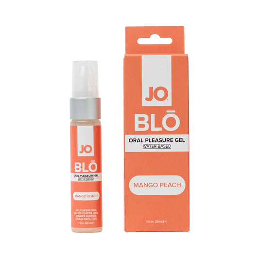 System Jo JO Blo Mango Peach 1 oz. - Flavored Lubricant for Enhanced Intimacy by System Jo