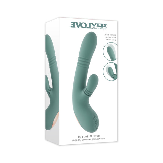 Evolved Rub Me Tender G-Spot Gyration & Thrusting Mint - EN-RS-7142-2 by Evolved by Evolved