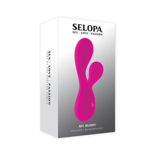 Evolved Selopa My Buddy Floppy Mini Dual Vibrator Pink (Part Number: SL-RS-7814-2) by Evolved