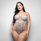 Fantasy Lingerie Elusive Mila Molded Cup Teddy with Zipper Back, 3XL/4XL by Fantasy Lingerie