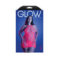 Fantasy Lingerie Glow Back It Up Halter Dress in Floral Knit and Fishnet – Queen Size, Part Number GL2659-QS-B by Fantasy Lingerie