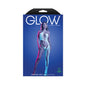 Fantasy Lingerie Glow Lights Get Low Floral Knit Asymmetrical Bodystocking & Panty O/S by Fantasy Lingerie