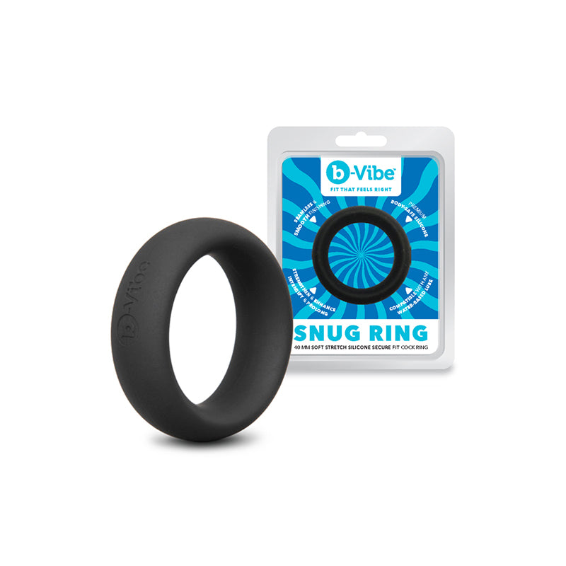 COTR Inc. b-Vibe Snug Ring 40mm Silicone C-Ring Black - Comfortable Fit for Enhanced Pleasure by COTR Inc.