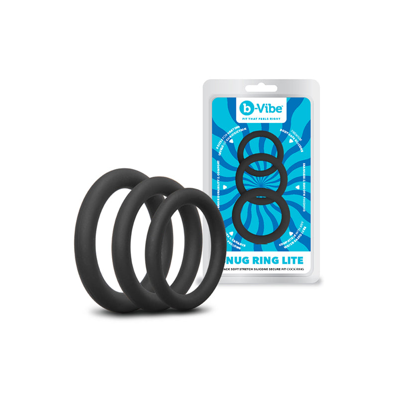 COTR Inc. b-Vibe Snug Ring Lite 3-Pack Silicone C-Ring for Intimate Wear by COTR Inc.