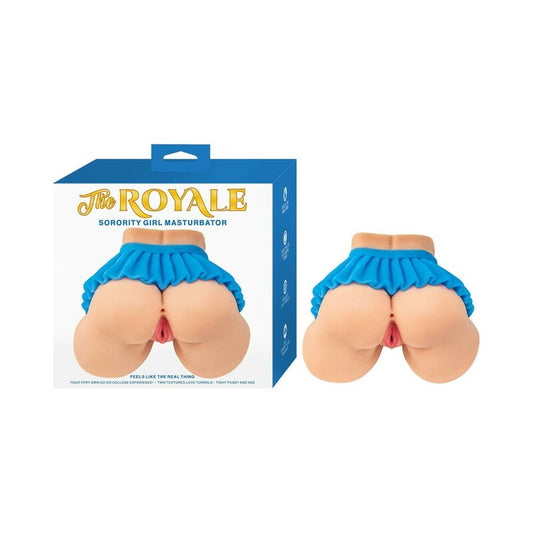 Nasstoys Royale Sorority Girl Masturbator with Blue Skirt – Dual-Entry TPR Stimulation by Nasstoys