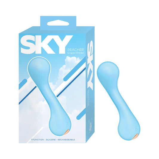 Nasstoys Sky Reacher G-Spot Finder Blue – Versatile USB Rechargeable Personal Vibrator by Nasstoys