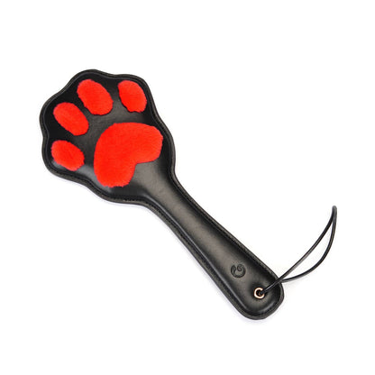 The Sensory Cushion Paddle - Plush Paw & Crimson Heart