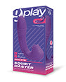 Bodywand G-Play Dual Stim Thrusting & Licking Squirt Master - Purple by Bodywand