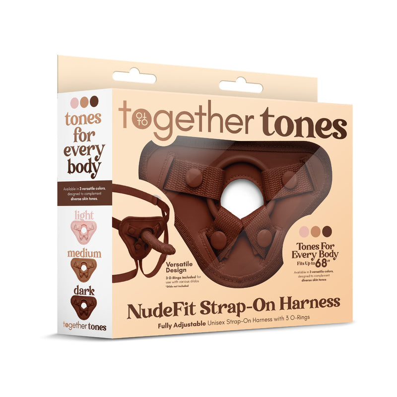 COTR Inc. Together Toy NudeFit Strap-On Harness Dark (Part Number: TOG-019DK) by COTR Inc.