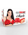 Pornstar Signature Series Angela White Mini Skirt Masturbator - Ivory TPR Flesh Simulation for Men by Pornstar Signature Series