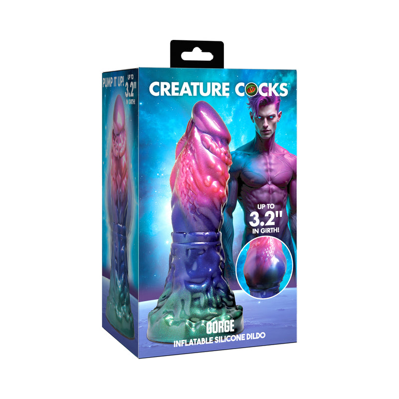 XR LLC Creature Cocks Gorge Inflatable Silicone Dildo - Realistic and Flexible Adult Toy by XR LLC