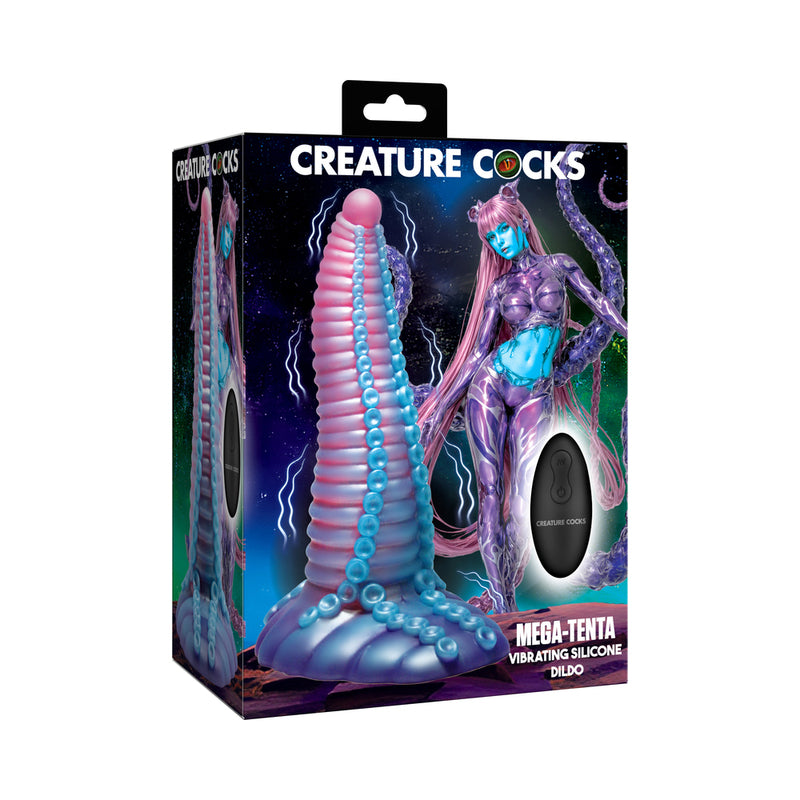 XR LLC Creature Cocks Mega-Tenta Vibrating Silicone Dildo (Part Number: AH899) by XR LLC
