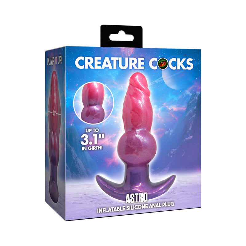 XR LLC Creature Cocks Astro Inflatable Silicone Anal Plug - Comfortable & Adjustable Pleasure by XR LLC