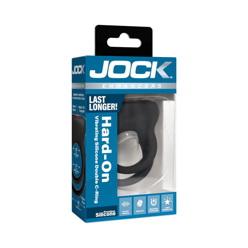 XR LLC DBA Curve JOCK Enhancers Hard-On Vibrating Silicone Double C-Ring (Part Number: CN1040) by XR llc DBA Curve
