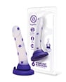 Together 6-inch Starfloat Bliss Dildo - Purple, Harness Compatible with Suction Cup by Together