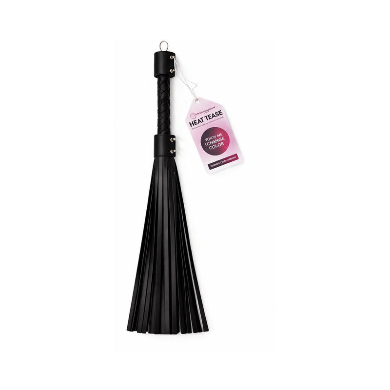 Wholesale X Distributors LLC Heat Tease Flogger Black and Pink by Wholesale X Distributors LLC DBA PINKelephant