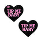 Neva Nude LLC Pink Tip Me Baby Heart Smart NFC Pasties (Part Number: PTMB-HRT-BM-NFC) by Neva Nude LLC