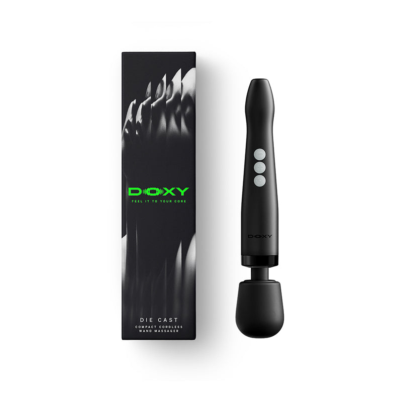 Doxy Die Cast Compact Cordless Wand Black by Doxy 2.0 Limited