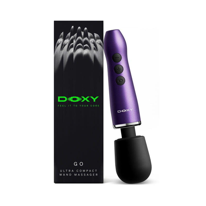 Doxy Go Travel-Sized Wand Massager Purple by Doxy 2.0 Limited
