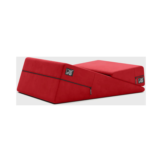 "Liberator Wedge & Ramp Sex Combo, Original Size, Décor Velvet Red" by Oneup Innovations Inc