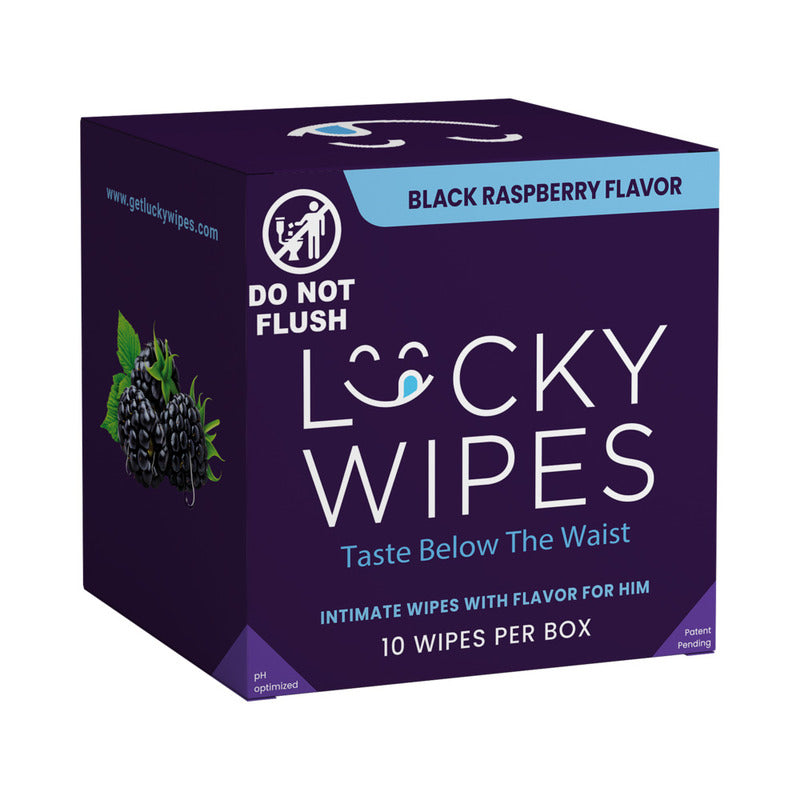 Sweetums Lucky Wipes Black Raspberry Flavor 10-Pack by Sweetums Inc