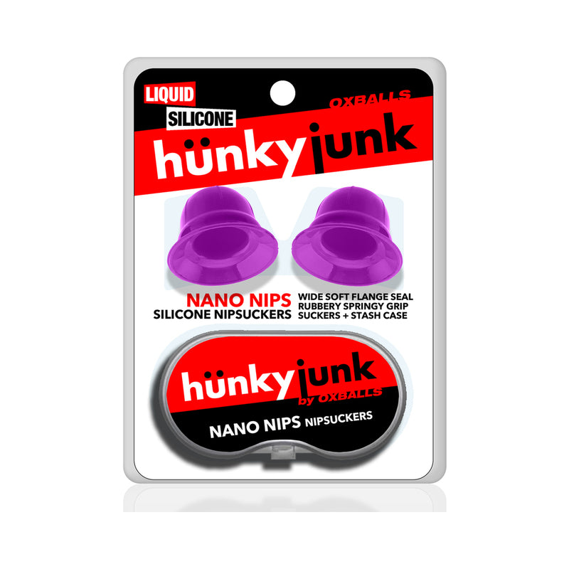 Hunkyjunk Nano Nips "Just The Tip" Nipple-Nubs Purple Silicone by Blue Ox Designs, Oxballs