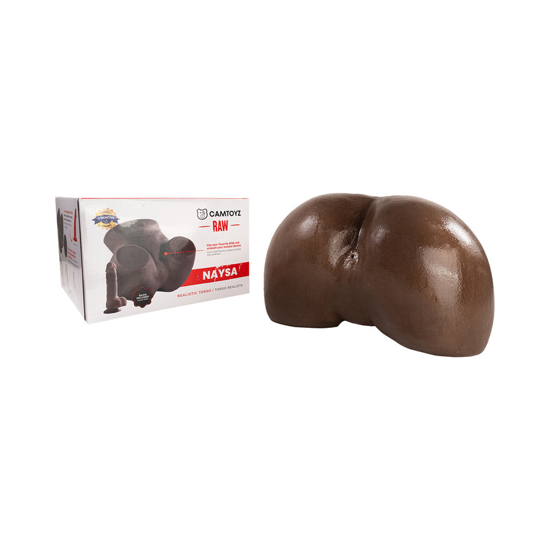 Camtoyz Raw Torso Naysa Piel Oscura Chocolate by Camtoyz/ Elixir