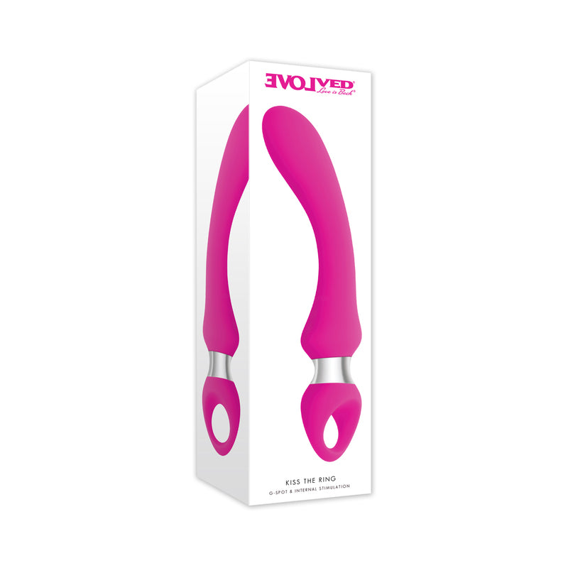 Evolved Kiss the Ring Silicone Rechargeable Pink by Evolved