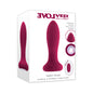 Evolved Party Plug Silicone Rechargeable Burgundy by Evolved
