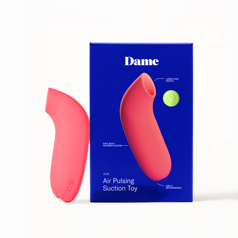 Dame Aer Suction Toy Coral by Dame Products