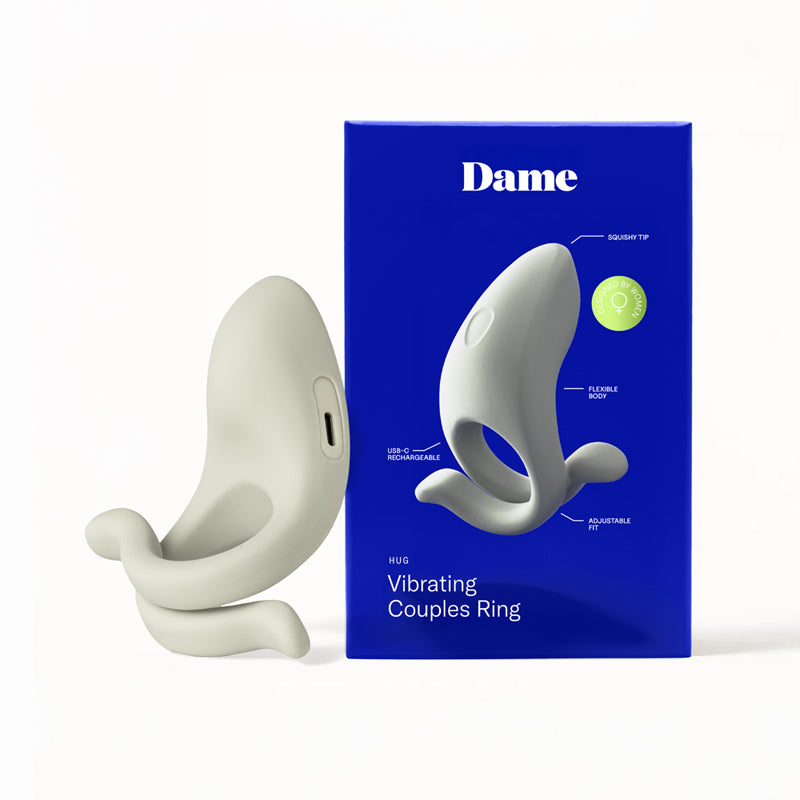 Dame Hug Vibrating Couples Ring Fog by Dame Products