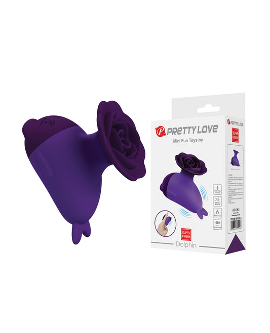 Pretty Love Dolphin Finger Vibe - Purple by Pretty Love