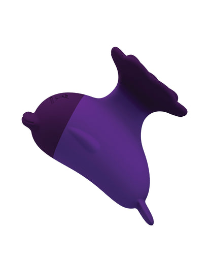 Pretty Love Dolphin Finger Vibe - Purple by Pretty Love