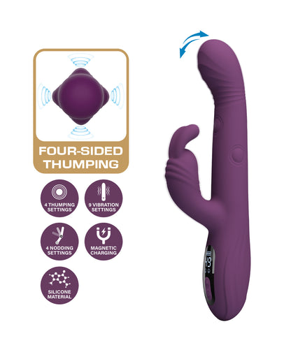 Pretty Love Dee Thumping Rabbit - Purple by Pretty Love